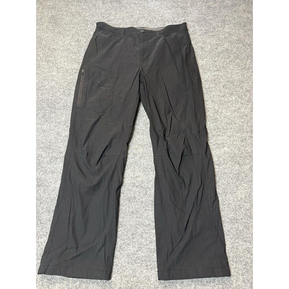 Eddie Bauer Pants Mens 34x30 Black Lined Insulated Hiking Stretch Winter